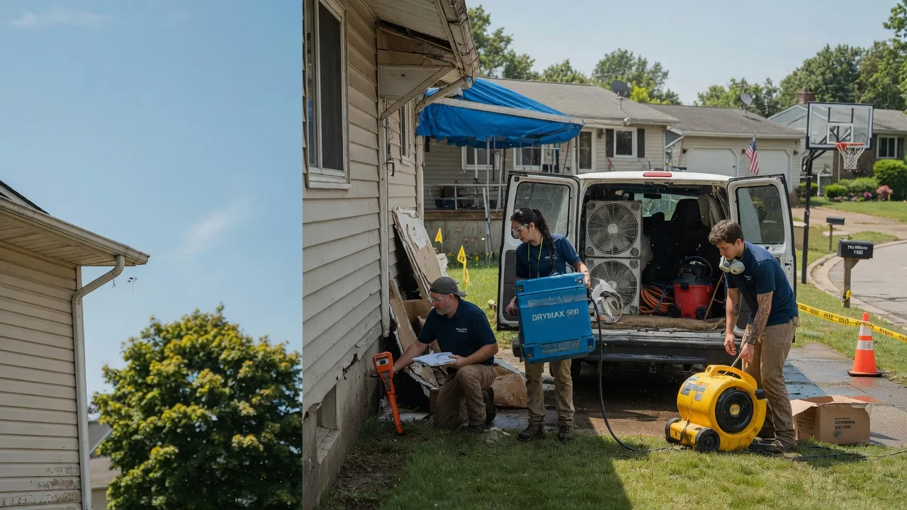 Ceiling Leak Cleanup in Mineral City, OH near me